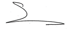 Sue Hemming signature