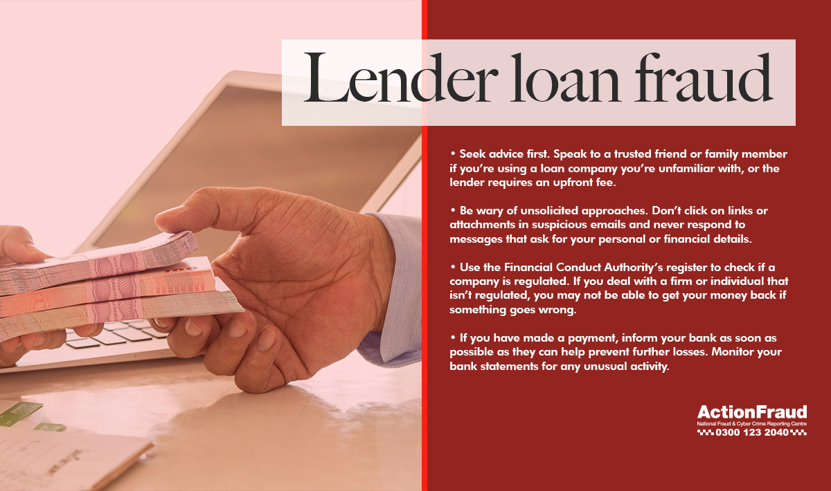Lender loan fraud