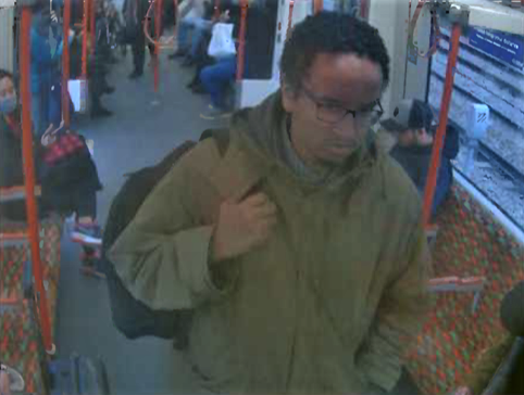 CCTV picture of Ali Harbi Ali on his journey from London to Leigh-on-Sea on 15 October 2021