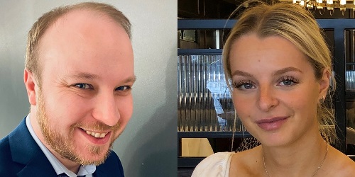 Lucy and Ben, two of our commercial managers