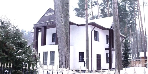 Mansion in Latvia, built and owned by the defendants