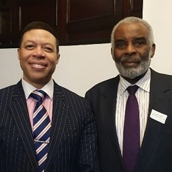 Lionel with Dr Neville Lawrence