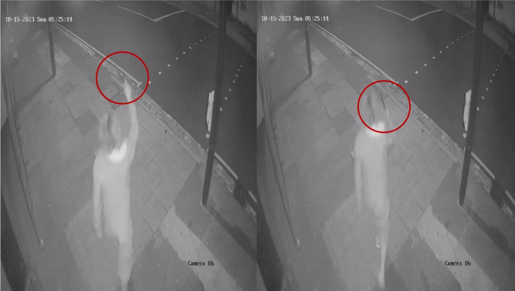 CCTV footage of Alid