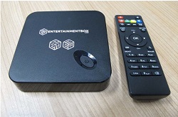 Set-top box and remote control supplied by Powell