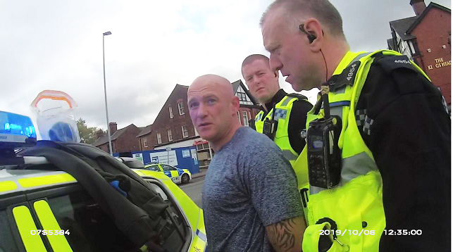 Sharples following his arrest