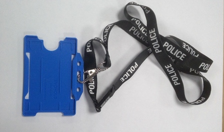 Fake police lanyard