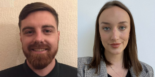 Lewis, Casework Assistant and Maria, admin officer