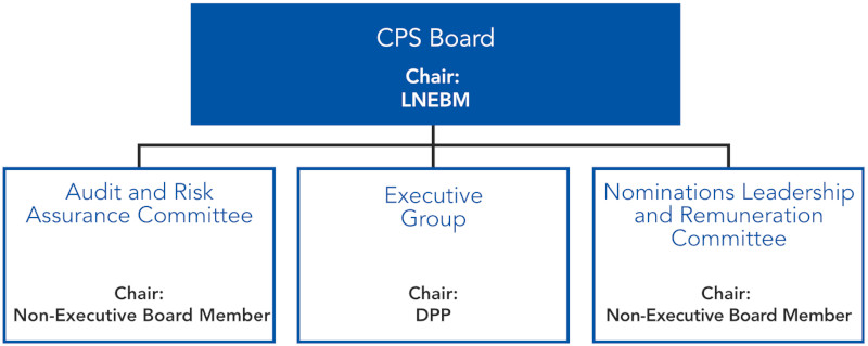 Diagram of the CPS Governance framework