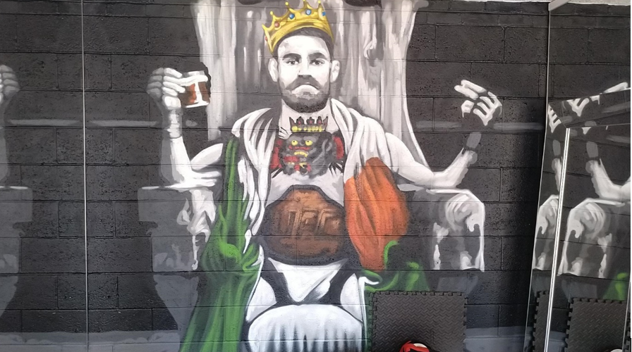 Connor McGregor wall mural