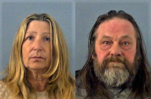 Custody photos of Lynda Rickard and Wayne Rickard