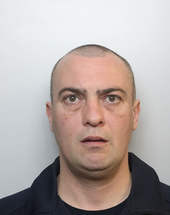 A mugshot of former chef Darren Osment