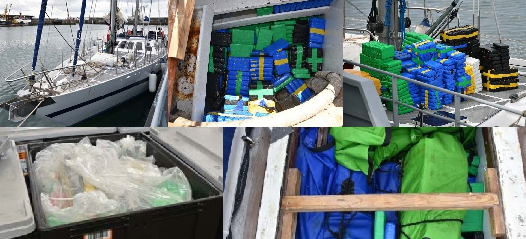The SY Marcia and the cocaine haul Pieterse smuggled on board