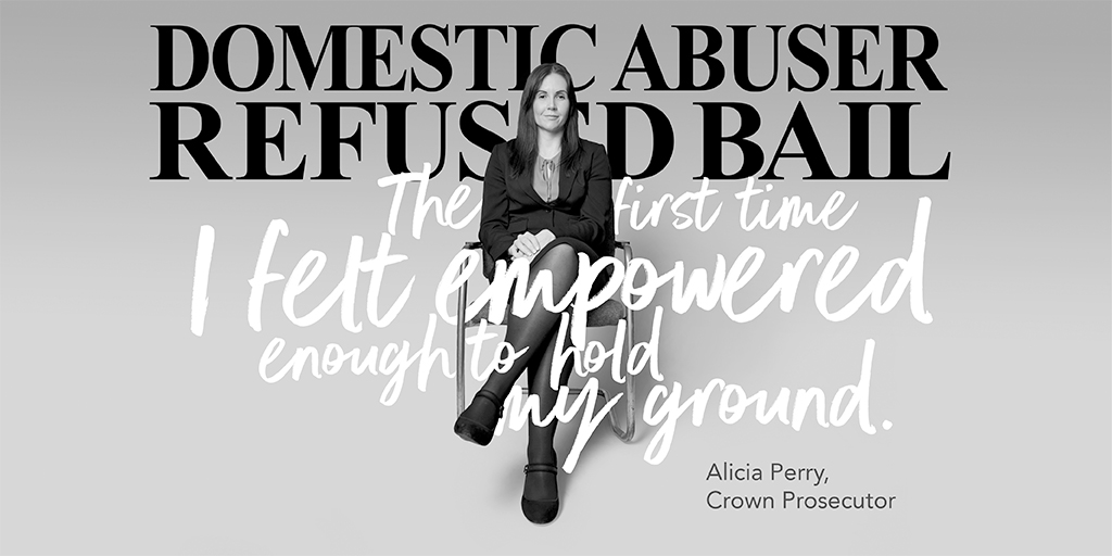 'Domestic Abuser Refused Bail' - recruitment campaign summer 2020