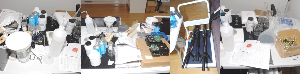A variety of evidence discovered by the police