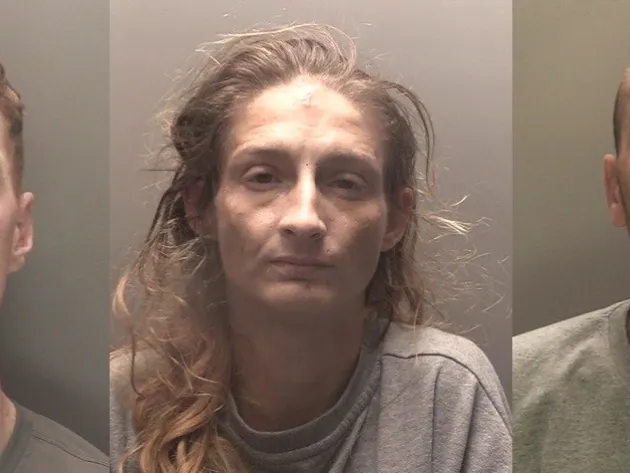 Custody photos of Weetman, Maynard and Owens