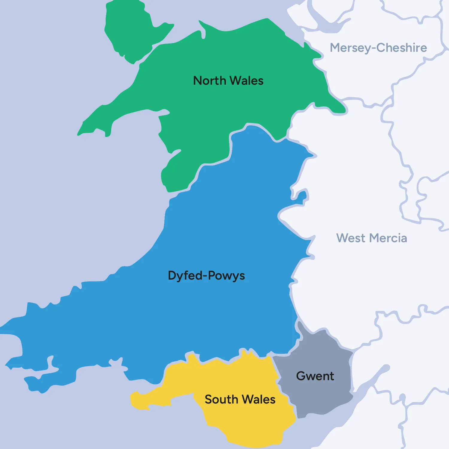 CPS Wales area map